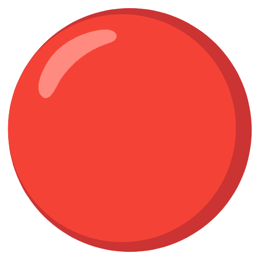 Red Circle Emoji from Noto Emoji Set