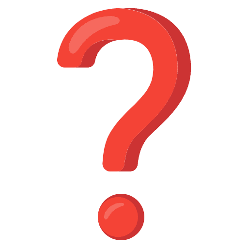 Red Question Mark Emoji from Noto Emoji Set