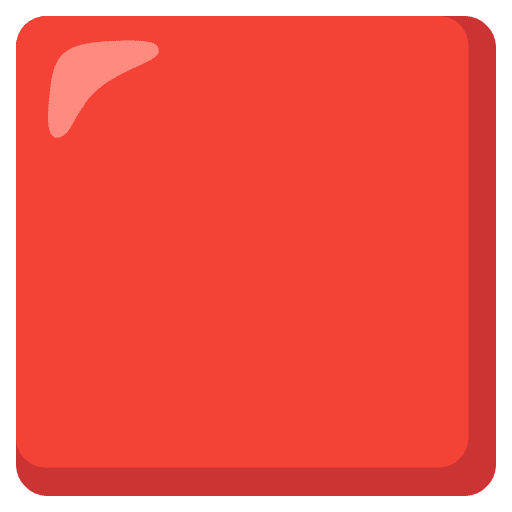 Red Square Emoji from Noto Emoji Set