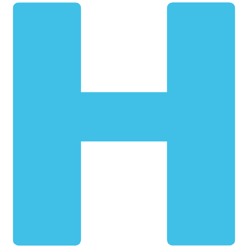 Regional Indicator H Element from Noto Emojis Set