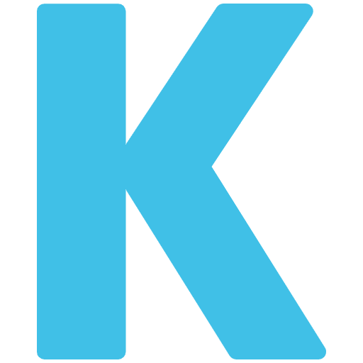 Regional Indicator K Emoji from Noto Emoji Set