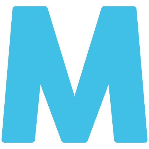Regional Indicator M Emoji from Noto Emoji Set
