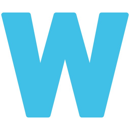 Regional Indicator W Emoji from Noto Emojis Set