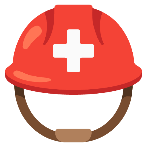 Rescue Worker’s Helmet Emoji from Noto Emojis Set