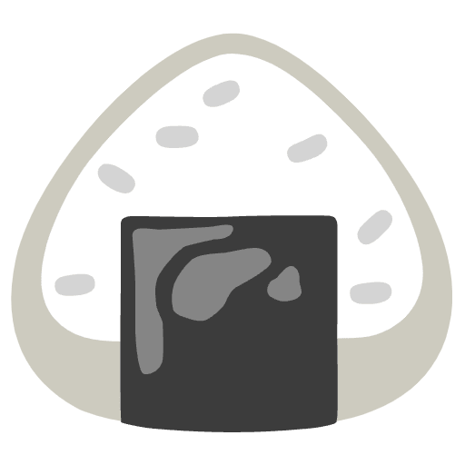 Rice Ball Element from Noto Emojis Set