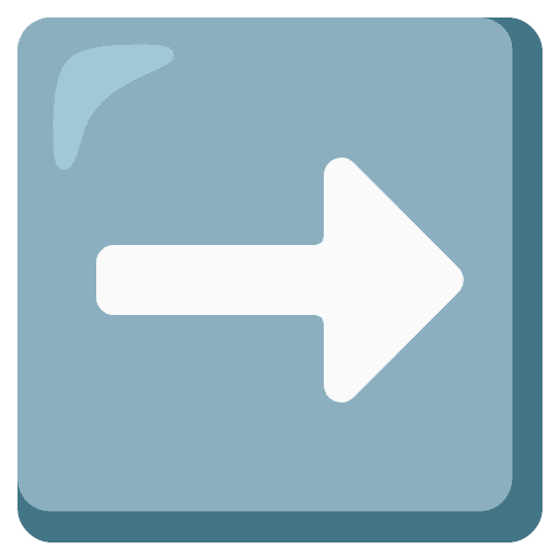 Right Arrow Emoji from Noto Emojis Set