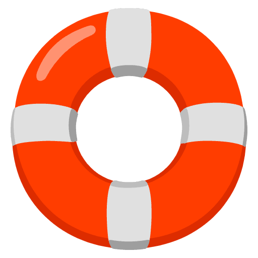 Ring Buoy Element from Noto Emojis Set
