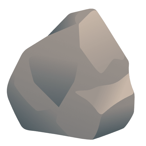 Rock Emoji from Noto Emojis Set