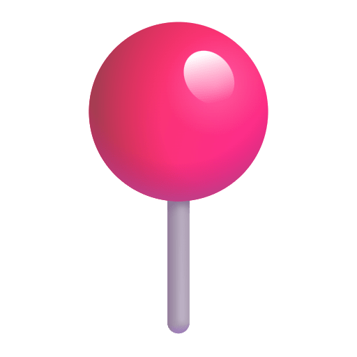 Round Pushpin Color Emoji from Fluent Emoji Color Set