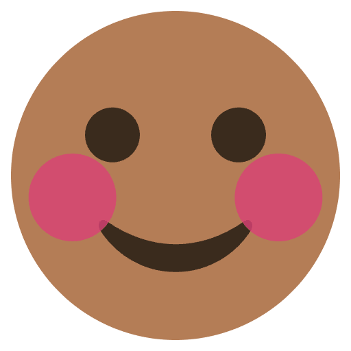 Smiling Emoji Element from EmojiTwo Colors Set