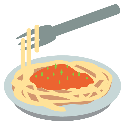 Spaghetti Element from EmojiTwo Colors Set