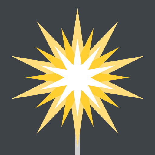 Sparkler Emoji from EmojiTwo Colors Set