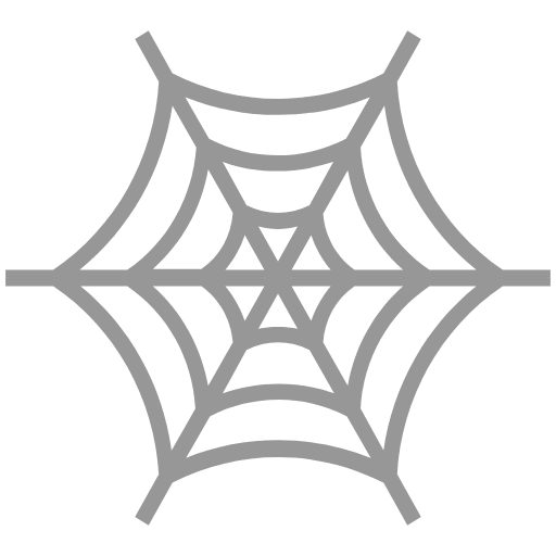 Spider Web Emoji from EmojiTwo Colors Set