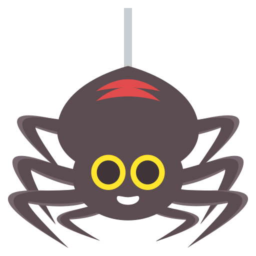 Spider Emoji from EmojiTwo Colors Set
