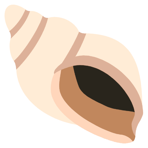 Spiral Shell Emoji from EmojiTwo Colors Set