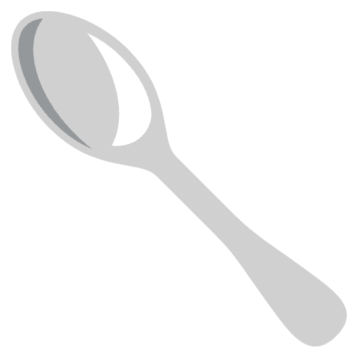 Spoon Emoji from EmojiTwo Colors Set