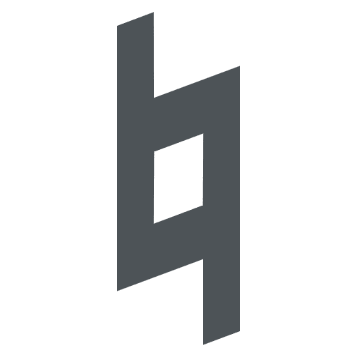 Stair Shape Logo Element from EmojiTwo Colors Set