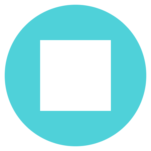 Stop Button Emoji from EmojiTwo Colors Set