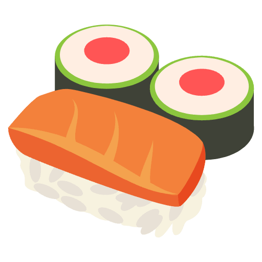 Sushi Element from EmojiTwo Colors Set