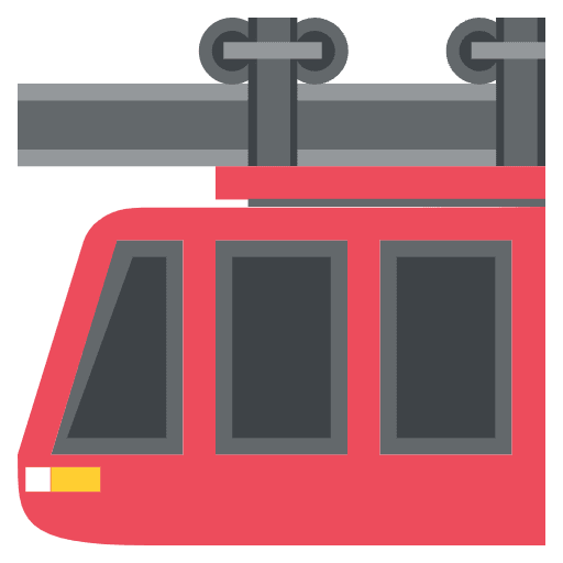 Suspension Railway Element from EmojiTwo Colors Set