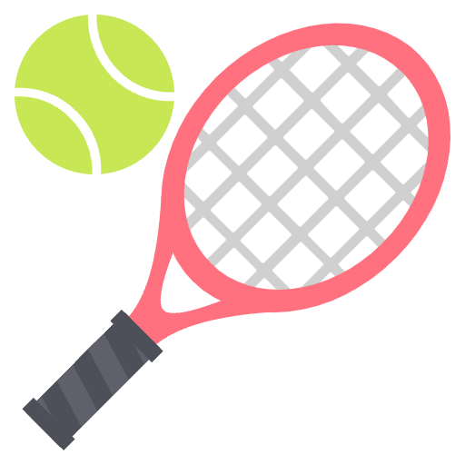 Tennis Emoji from EmojiTwo Colors Set