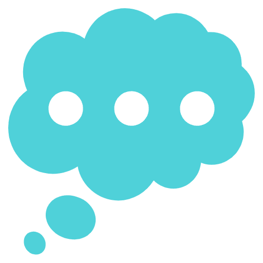 Thought Balloon Emoji from EmojiTwo Colors Set
