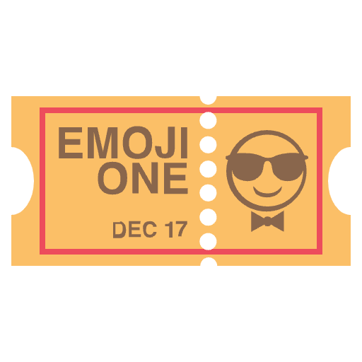 Ticket Element from EmojiTwo Colors Set