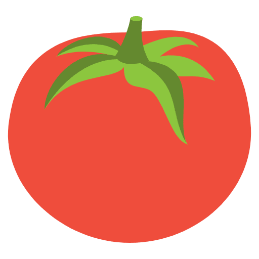 Tomato Emoji from EmojiTwo Colors Set