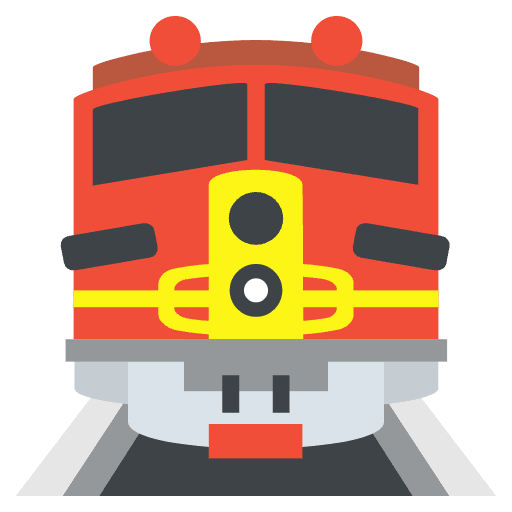 Train Emoji from EmojiTwo Colors Set