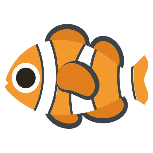 Tropical Fish Emoji from EmojiTwo Colors Set