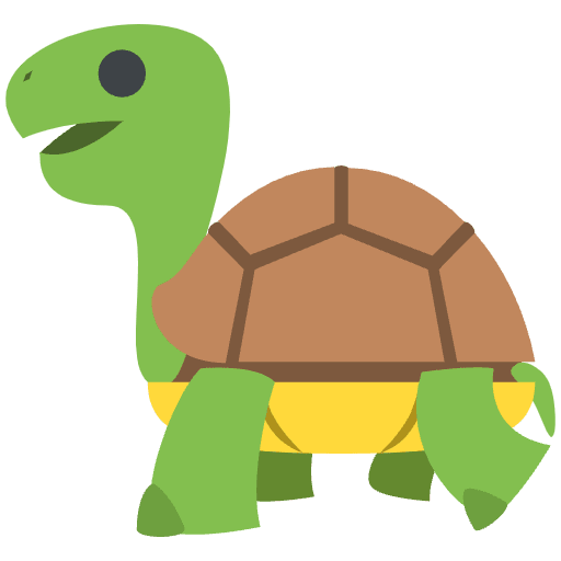 Turtle Emoji from EmojiTwo Colors Set