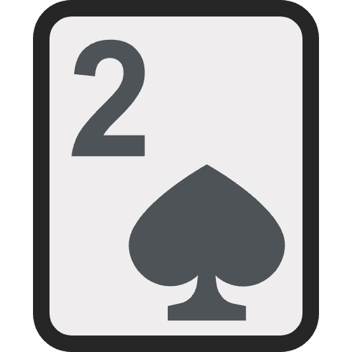 Two Of Spades Element from EmojiTwo Colors Set