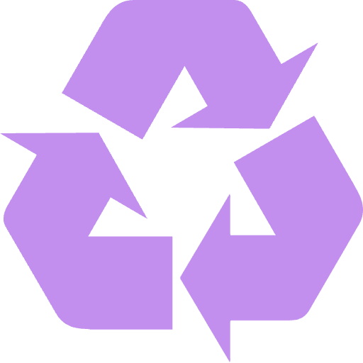 Universal Recycling Symbol Element from EmojiTwo Colors Set