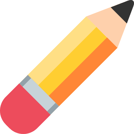 Upper Right Pencil Emoji from EmojiTwo Colors Set