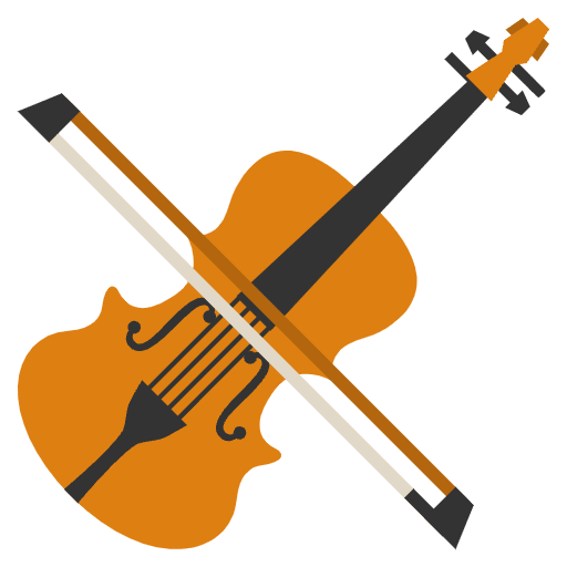 Violin Emoji from EmojiTwo Colors Set