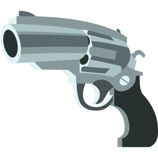 Water Pistol Emoji from EmojiTwo Colors Set