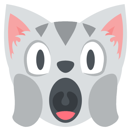 Weary Cat Emoji from EmojiTwo Colors Set