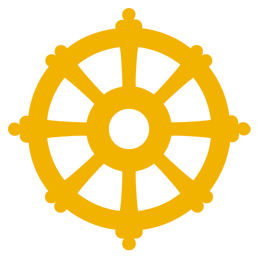 Wheel Of Dharma Emoji from EmojiTwo Colors Set