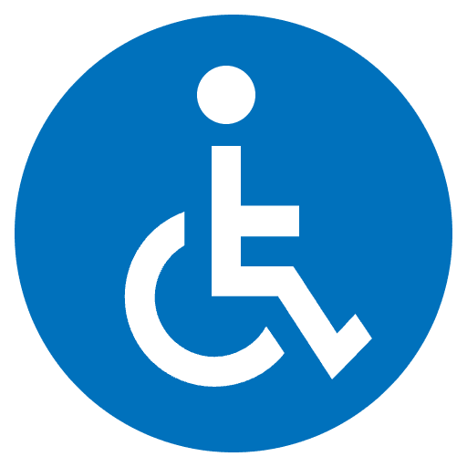 Wheelchair Symbol Element from EmojiTwo Colors Set
