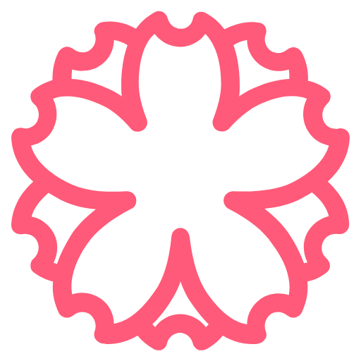 White Flower Element from EmojiTwo Colors Set