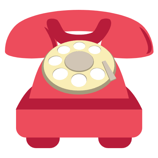 White Telephone Element from EmojiTwo Colors Set