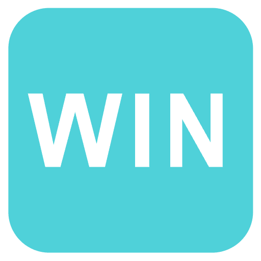 Win Icon Emoji from EmojiTwo Colors Set