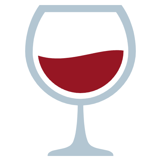 Wine Glass Emoji from EmojiTwo Colors Set
