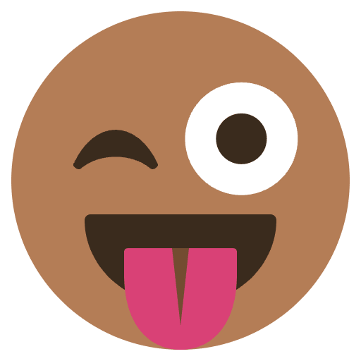 Winkingfacewithtongueout Emoji from EmojiTwo Colors Set