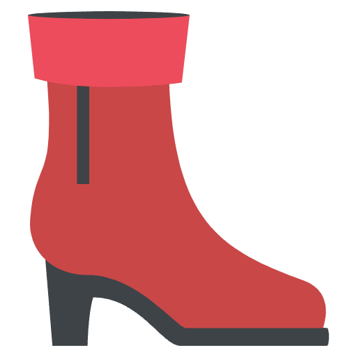 Woman’s Boot Emoji from EmojiTwo Colors Set