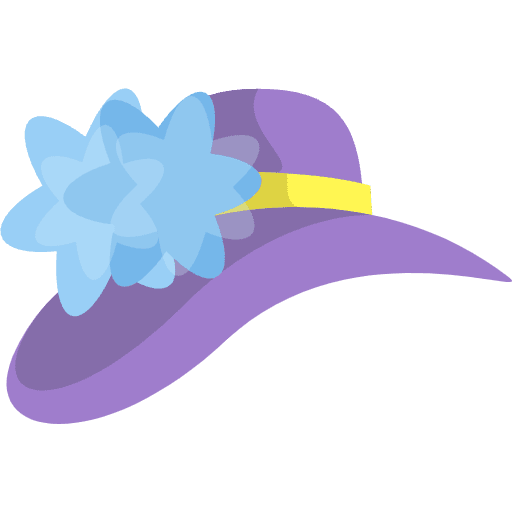 Woman’s Hat Emoji from EmojiTwo Colors Set