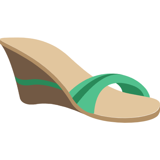 Woman’s Sandal Emoji from EmojiTwo Colors Set