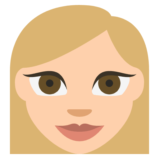 Woman Medium Light Skin Tone Emoji from EmojiTwo Colors Set