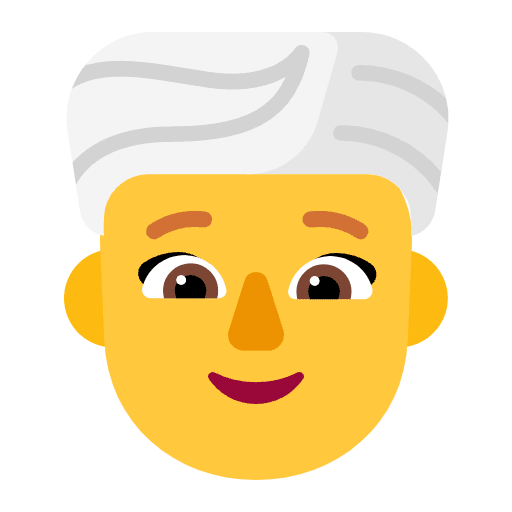 Woman Wearing Turban Flat Default Emoji from Fluent Emoji Flat Set