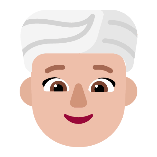 Woman Wearing Turban Flat Medium Light Element from Fluent Emoji Flat Set